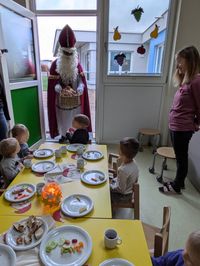 Nikolausbesuch Gelbe Zwerge